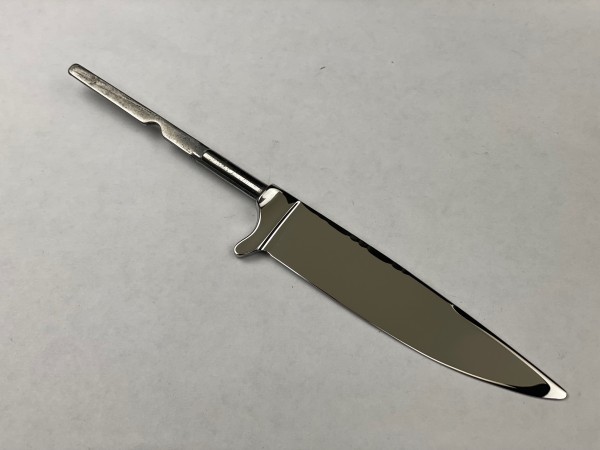 Bayrische Nickerklinge 100 mm Rundangel mit verziertem Rücken